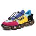 Color-Block Popcorn Combination Sole Men's Trendy Shoes Mesh Breathable Fashion Versatile Casual Sports Running_vogvips.com
