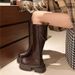 Over-the-Knee For Women 2024 Autumn Winter New Slim Thick Sole Height-Increasing Long Brown High Tube Riding Boots_vogvips.com