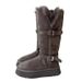Women's Shoes Popular Version Snow Boots Cow Suede (grinding_vogvips.com
