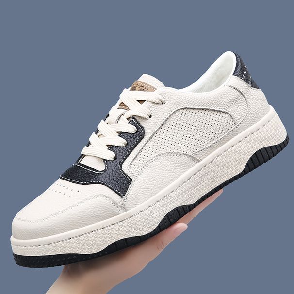 European Warm Series High Version 2025 Autumn Winter Alternative New Sneakers Couple Style Casual Little Bee Leather Board Shoes_vogvips.com