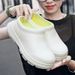 Men's Shoes Autumn Trend All Match Thick Sole Wear Resistant Non Slip Waterproof Outdoor Wear Home Slip On Closed Toe Slippers_vogvips.com