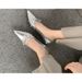 1318-7 Nude-colored Pointed-toe High-heeled With Built-in Height Increase, Comfortable For The Feet, French-style Mary_vogvips.com
