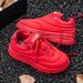 Men’s Shoes 2025 Fall/Winter New Puff-Style Bread Shoes, Chunky-Soled Lace-Up Dad Sneakers, Versatile Sports, Outdoor, And Casual Footwear_vogvips.com