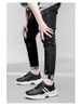 Men's Shoes Inner Height Increase Sports Casual Shoes Low-top Cowhide Surface Thick-soled Running Sports Small White Board Shoes_vogvips.com