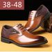 TerraStride 2025 New Casual Versatile Fashion Large Size Business Formal Men's Leather Shoes British Style Breathable Lace-up_vogvips.com