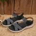 Cross-border 2026 Summer New Thick-soled Sandals With Velcro, Soft-soled Casual Fashion Plus-size Women's Shoes_vogvips.com