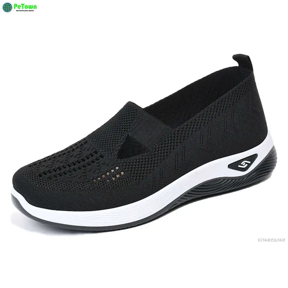 2024 Summer New Comfort Casual Fashion Soft Sole Breathable Hollow Out Flat For Women Women's Shoes PT MY_vogvips.com