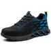 Men’s Shoes Summer Labor Protection Shoes For Men Flying Mesh Surface Breathable Steel Baotou Anti-smashing And Anti-stabbing Protective Shoes_vogvips.com