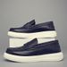 Euro Step 【Top Layer Cowhide】Men's Genuine Loafers Slip-On Driving Wear-Resistant Moccasins Casual Leather Shoes_vogvips.com