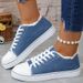 2026 New Women's Large Flat Graffiti Canvas Shoes European And American Ethnic Style Lazy Canvas Shoes Lightweight And Durable Board Shoes_vogvips.com