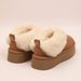 Thick-Soled Tatzler Women's Henan Sangpo Slip-On Low-Cut Furry Cotton Shoes Fashion Sheepskin Snow Boots_vogvips.com
