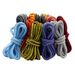 Shoe Accessories gold shoelaces wholesale Martin boots dad shoes big yellow boots original two color stripes all match retro round shoelaces_vogvips.com