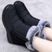 Women's Snow Winter Cotton Shoes Short Boots For Middle-aged Elderly, Fleece-lined And Thickened, Mom's Shoes, Large_vogvips.com