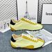 2025 Spring Summer New Retro Distressed Casual Sneakers Thin Sole Canvas Studded Couple Style Color Block German_vogvips.com