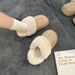 Women's Cotton Autumn 2025 New Simple Fashion Indoor Home Non-Slip Furry Slippers Men Winter_vogvips.com