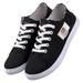 Women's Trendy White Sneakers New 2025 Spring Autumn Canvas Casual Flat Shoes Versatile Student Style_vogvips.com