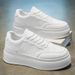 Men's Shoes Breathable Little White Shoes Men's Platform Sneakers Casual Black Board Shoes_vogvips.com