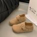 Retro Buckle Flat Shoes For Women, 2025 Autumn New Korean Style Loafers, Thick-Soled Moccasins_vogvips.com