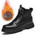 Martin Boots Men's High-top Boots Hand-scratched Tooling Shoes Young And Young Retro Casual Leather Boots Men_vogvips.com