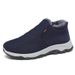 Men's Cotton Shoes Winter New Style Plus Velvet Thick Snow Boots Casual Men's Shoes Short Boots Warm Old Beijing Shoes_vogvips.com