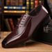 ShoeVault Cross-Border Plus Size Men's Business Formal Derby Lace-Up Pointed Fashion Trend Shoes British Style Casual_vogvips.com
