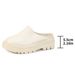 Women's plus Size Platform Slip on Sandals Wedge Heel Cross Border Style Autumn New 2025 Size 43 Comfortable Slip on Slippers for outside Occasions_vogvips.com
