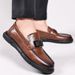 ct Suitable For All Seasons 2024 Autumn New Trendy Summer Loafers Genuine Leather British Style Soft Sole Versatile Men's Shoes_vogvips.com