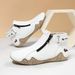 Hand-Sewn Women's Shoes, Autumn And Winter Flat Single Shoes, Casual Shoes_vogvips.com