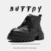 Men's Chelsea Boots Platform Martin Boots Height Increasing Casual Short Boots Tooling Men's Boots_vogvips.com