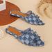 Women's Shoes Hot Selling Women's Flat Slippers New Denim Tassels Casual Fashion Middle East Women's Shoes_vogvips.com