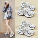 Dad Shoes Female Student Sports Running Casual Platform Heightening Shoes Street Shoes_vogvips.com