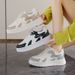 Little White Shoes Children Girls Students Leisure Sports Versatile Board Shoes Street Shooting_vogvips.com