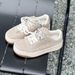 Women Trainers Flats Sneakers Gingerbread House Korean Style Dexun For Women Spring New Thick Soled Niche Sneakers Casual Versatile White Shoes_vogvips.com
