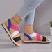 Women's Flat Sandals Lightweight Soft Sole Summer Roman Sandals Round Toe Breathable Beach Sandals For Students Ladies Daily Outdoor_vogvips.com