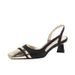 Sheepskin Version ~ Small Fragrance Style Chunky Heel Sandals For Women 2024 Spring Summer New Camellia Embroidered_vogvips.com