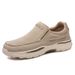 Euro Step Large Size Men's Canvas Slip-On Lazy Lightweight Casual Shoes Loafers Comfortable_vogvips.com