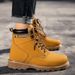 New Leather Spring Men's Shoes High-top Men's Heightening Tooling Martin Boots_vogvips.com