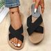 Unisex Shoes Slippers EVA Summer Stepping Shit Feeling Men And Women Couple Sandals Home Indoor Non Slip Deodorant Slippers Simple And Versatile_vogvips.com