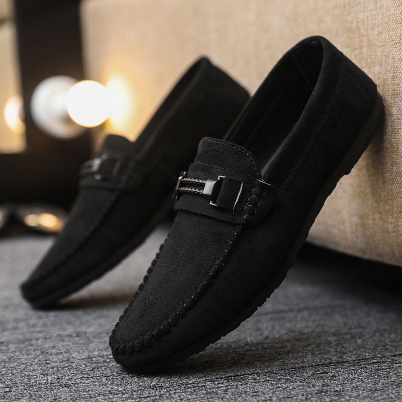 Soft sole casual lightweight new low top formal men's loafers men's wedding groom work fashion boys_vogvips.com