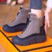 Winter Fashion Women's Thick Soled Martin Boots Snow Cotton Shoes Plus Velvet Warm Casual Front Zipper High Top Shoes_vogvips.com