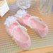 Girls Princess shoes White leather shoes spring and autumn new children's high heels with little girls host dress single shoes_vogvips.com