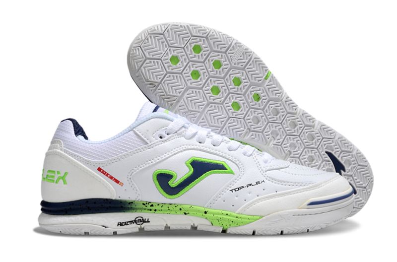 Low With Flat Shock-absorbing Suitable Heel Sole Anti-slip For Indoor Use To Durable Resistant Twisting JOMA IC Football Shoes_vogvips.com