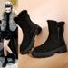 MCDV Thickening Snow Boots Women 2023 Winter Warm Fashion Designer Platform Boots Gladiator Non-slip Short Plush Flats Suede_vogvips.com