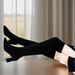 High Over-the-Knee Suede Chunky Heel Fleece-Lined Knee-High Pointed Toe Slimming Stretch Boots_vogvips.com