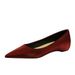 531-12 Korean-style Fashionable Women's With Internal Height Increase, Material, Pointed Toe, Shallow Cut, Simple And_vogvips.com