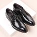 New Business Dress Leather, High-end Wedding 2026 Genuine Leather Commuting Single Shoes, Men's British Casual Shoes_vogvips.com