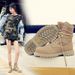 2024 Autumn Winter Style Suede Genuine Leather Versatile Comfortable Women's Wolf Warrior Desert Work Shoes Martin_vogvips.com