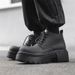 Men's Martin Boots Retro Thick-soled Heightening Niche Design Premium Round-headed Men's Boots_vogvips.com