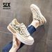 Spring Green Canvas Women 2024 New Versatile Flat Bottom Casual Cloth Popular For Cricket And Ball Shoes This Year_vogvips.com