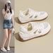 Women’s Hollowed-Out Breathable White Air Force Sneakers, 2026 Summer New Elegant Casual All‑Match Mesh Sports Skate Shoes_vogvips.com